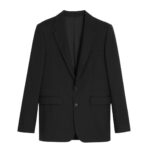 CELINE CLASSIC JACKET IN WOOL GABARDINE BLACK