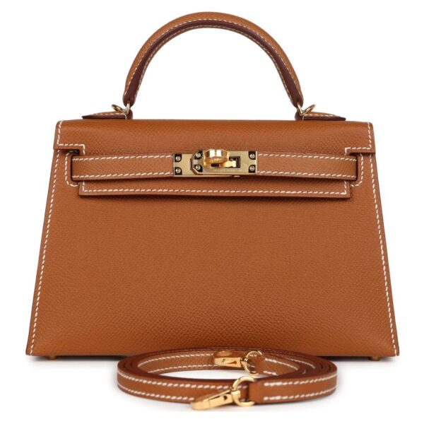 HERMÈS KELLY SELLIER 20 GOLD EPSOM GOLD HARDWARE