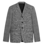 CELINE MODS JACKET IN PRINCE OF WALES WOOL