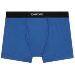 TOM FORD COTTON BOXER BRIEFS COBALT BLUE