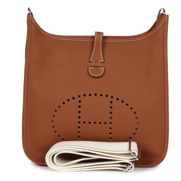 HERMÈS EVELYNE III PM GOLD CLEMENCE PALLADIUM HARDWARE