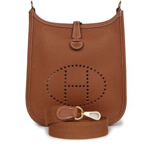HERMÈS EVELYNE TPM GOLD CLEMENCE PALLADIUM HARDWARE