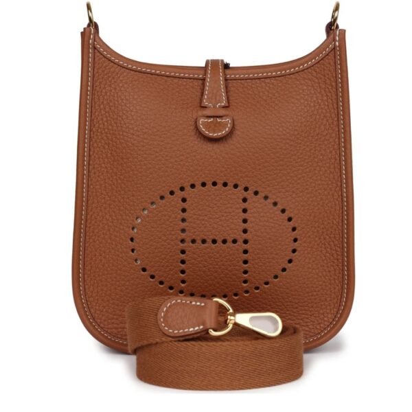 HERMÈS EVELYNE TPM GOLD CLEMENCE PALLADIUM HARDWARE