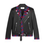 CELINE BRAIDED BIKER IN CALFSKIN