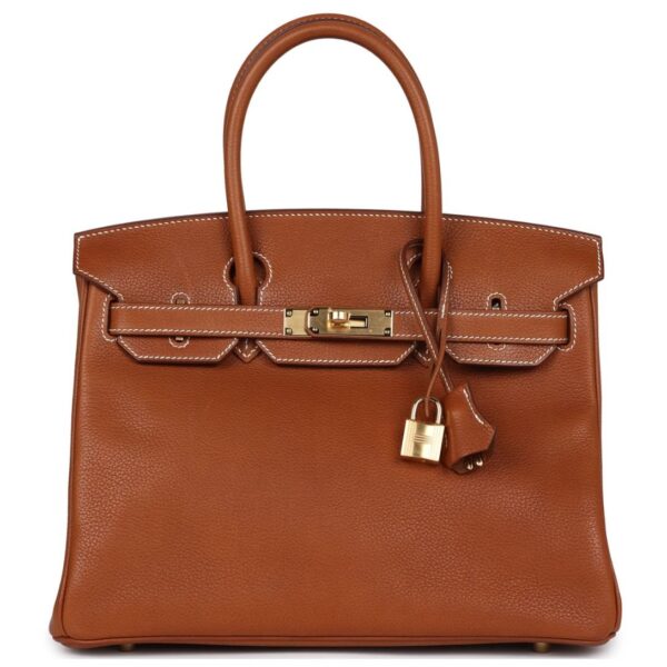 HERMÈS BIRKIN 30 FAUVE BARENIA FAUBOURG GOLD HARDWARE
