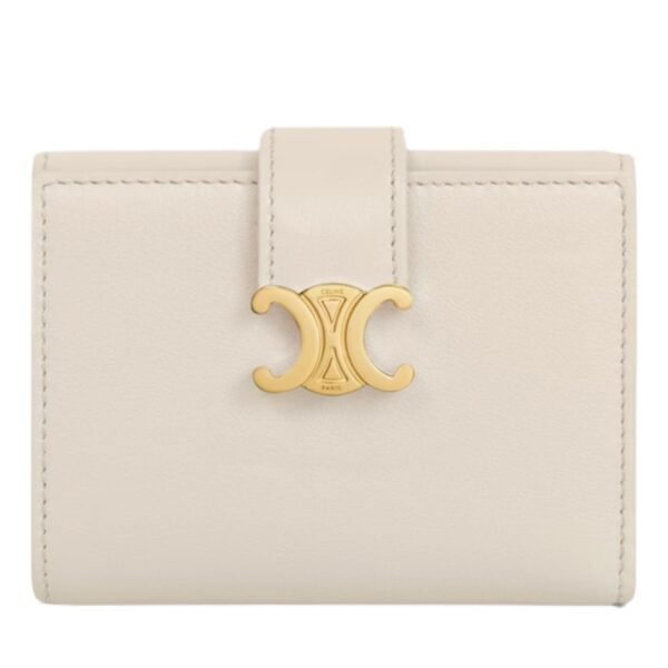 CELINE FINE WALLET VICTOIRE IN SUPPLE GRAINED CALFSKIN BLACK - Image 2