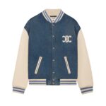 CELINE LOOSE TRIOMPHE TEDDY IN TRAIL WASH DENIM