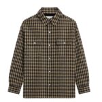 CELINE OVERSHIRT IN CHECKED WOOL