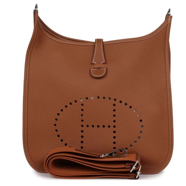 HERMÈS EVELYNE III PM GOLD CLEMENCE PALLADIUM HARDWARE