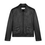 CELINE LOOSE BLOUSON JACKET IN SOFT LAMBSKIN