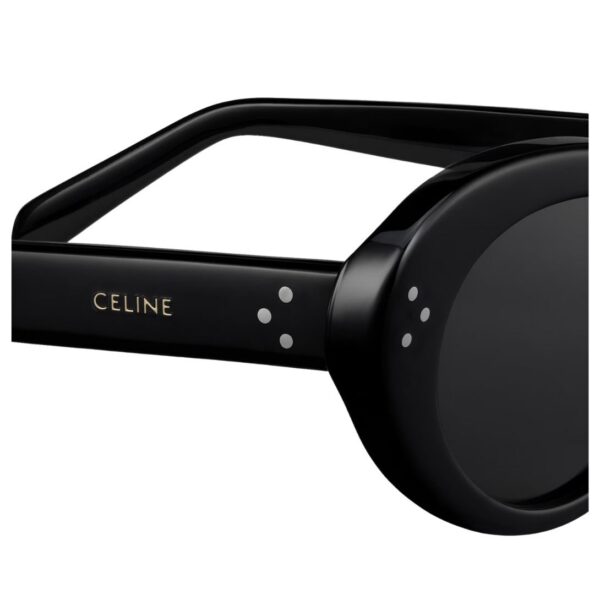 CELINE CAT EYE S193 SUNGLASSES IN ACETATE BLACK - Image 4