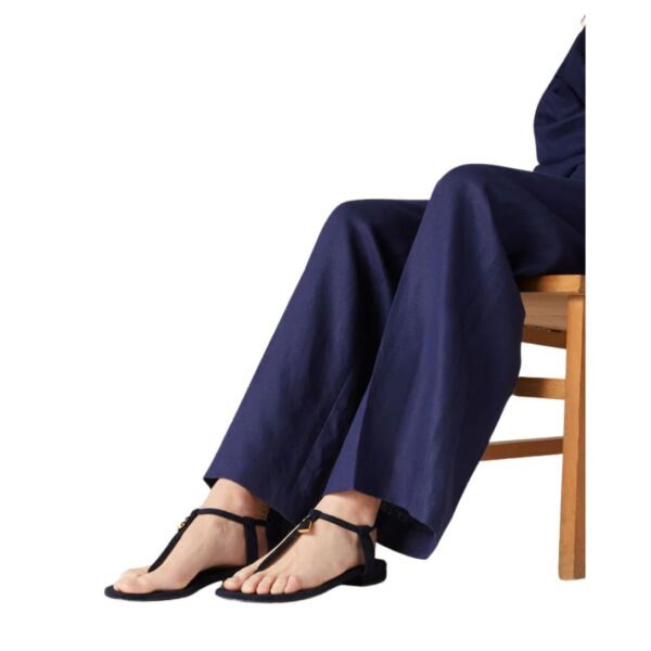 LORO PIANA MINDIL SANDAL NAVY BLUE - Image 6