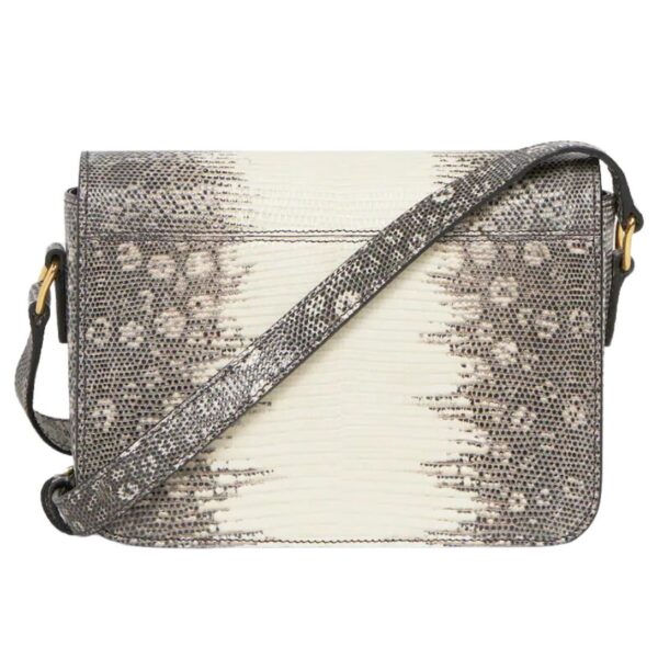 CELINE TEEN TRIOMPHE BAG IN LIZARD NATURAL - Image 4
