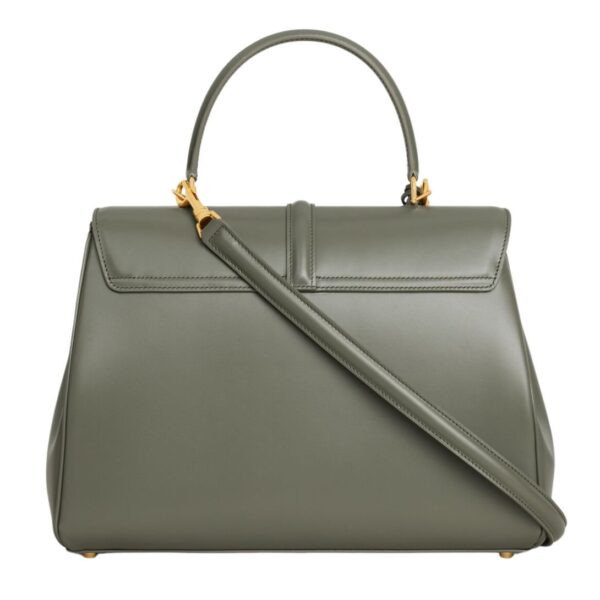 CELINE CLASSIQUE 16 BAG IN SATINATED CALFSKIN FALL GREEN - Image 5