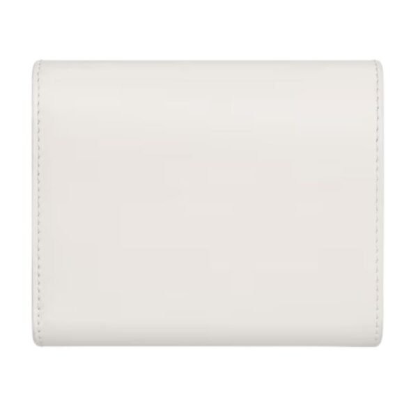 CELINE SMALL FLAP WALLET TRIOMPHE IN SHINY CALFSKIN WHITE - Image 15