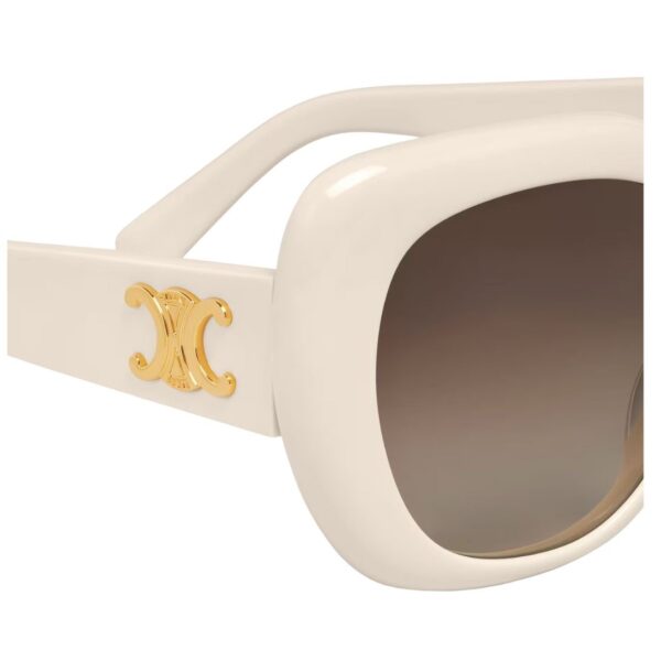 CELINE TRIOMPHE 06 SUNGLASSES IN ACETATE IVORY - Image 4