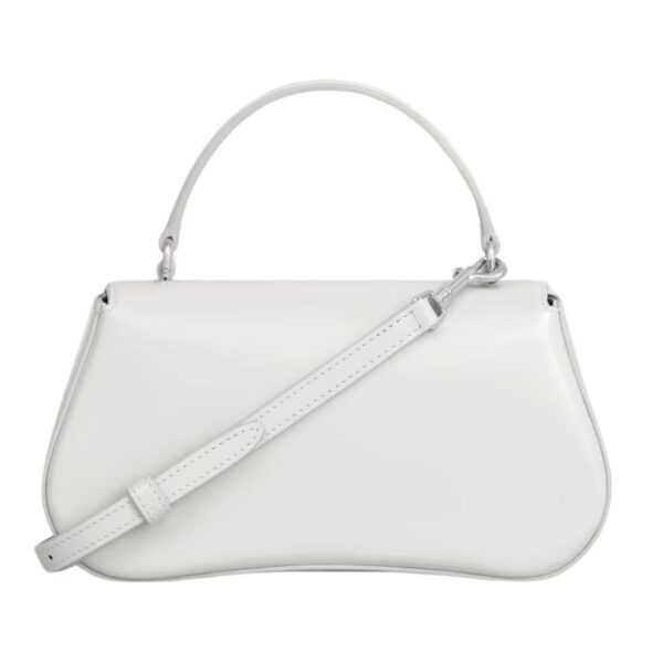 CELINE TEEN CELINE LOLA IN SHINY CALFSKIN WHITE - Image 6