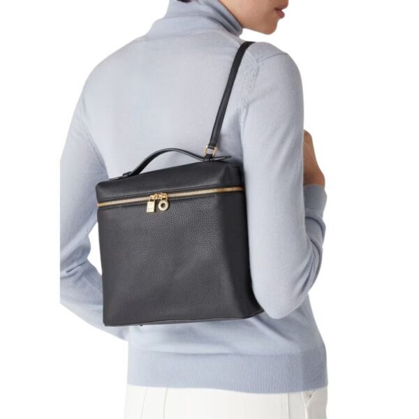LORO PIANA EXTRA POCKET BACKPACK L23.5 BLACK - Image 8