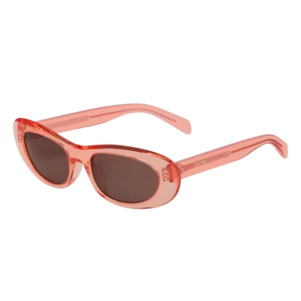 CELINE CAT EYE S310 SUNGLASSES IN ACETATE TRANSPARENT CORAL - Image 5