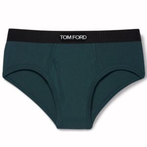 TOM FORD COTTON BRIEFS EVERGLADE
