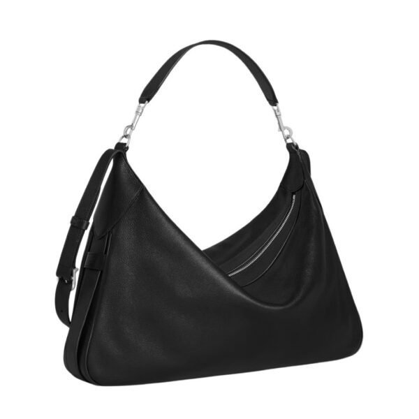 CELINE LARGE STRAP ROMY IN SUPPLE GRAINED CALFSKIN BLACK - Image 5