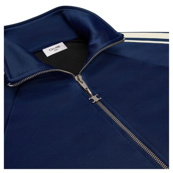 CELINE TRACKSUIT JACKET IN VINTAGE DOUBLE FACE JERSEY - Image 3