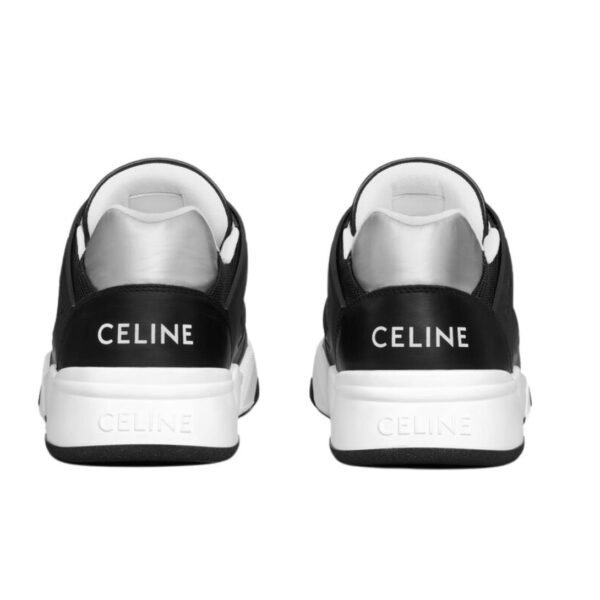 CELINE TRAINER CT 07 LOW LACE UP SNEAKER IN MESH CALFSKIN AND LAMINATED CALFSKIN - Image 3