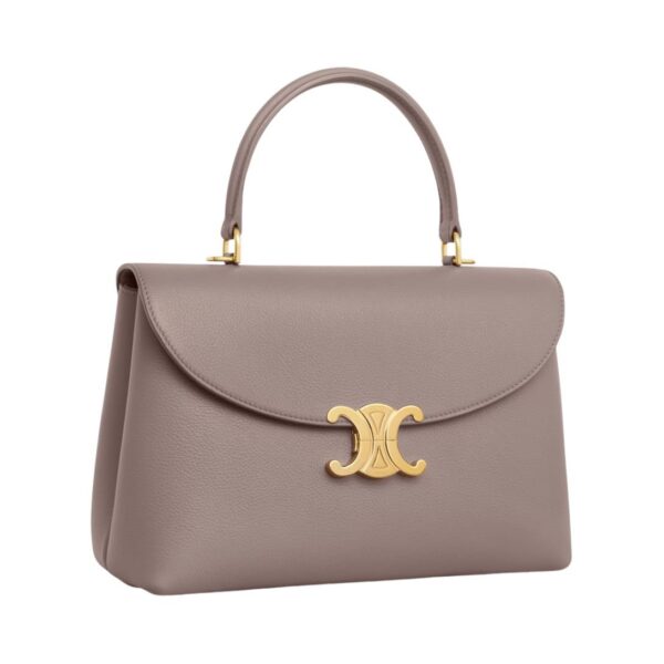CELINE MEDIUM NINO BAG IN SUPPLE GRAINED CALFSKIN PEBBLE - Image 6