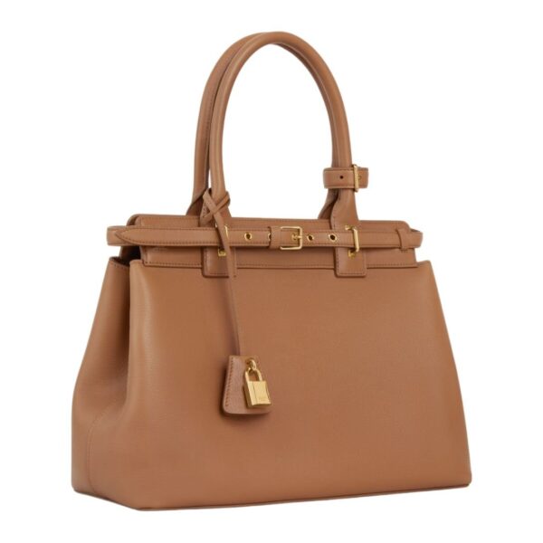 CELINE CONTI BAG IN SUPPLE GRAINED CALFSKIN BRONZE - Image 6