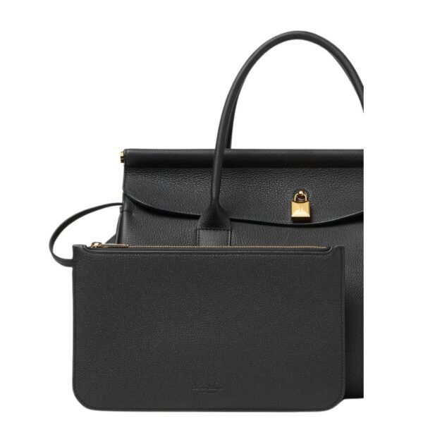 LORO PIANA LOOM BAG L32 BLACK - Image 12