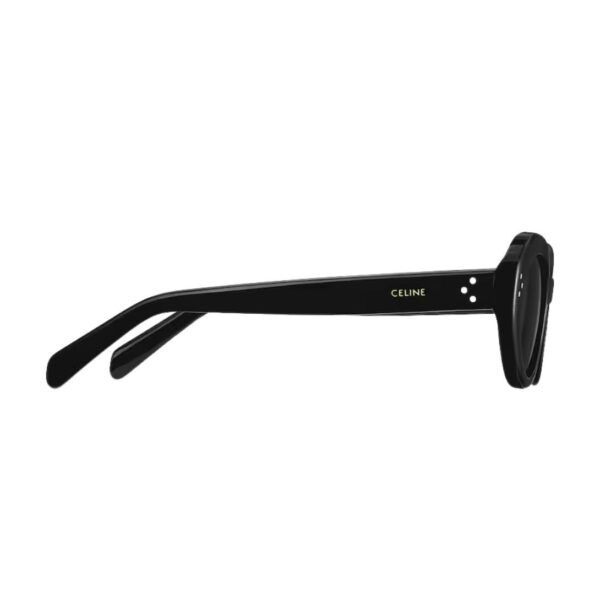 CELINE CAT EYE S193 SUNGLASSES IN ACETATE BLACK - Image 6