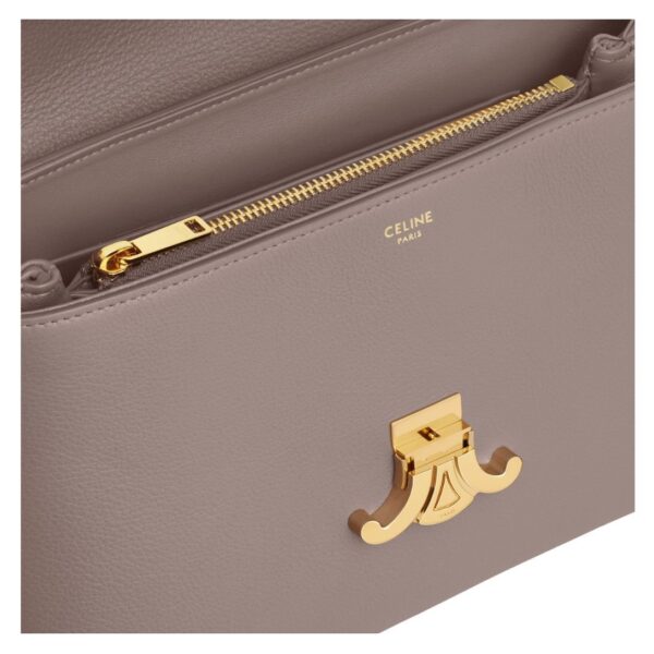 CELINE MEDIUM NINO BAG IN SUPPLE GRAINED CALFSKIN PEBBLE - Image 7