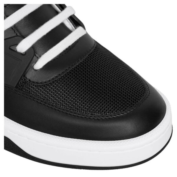 CELINE TRAINER CT 07 LOW LACE UP SNEAKER IN MESH CALFSKIN AND LAMINATED CALFSKIN - Image 4