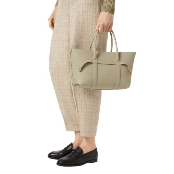 LORO PIANA SMALL GHIERA SHOPPER DRIED TARAGON - Image 8