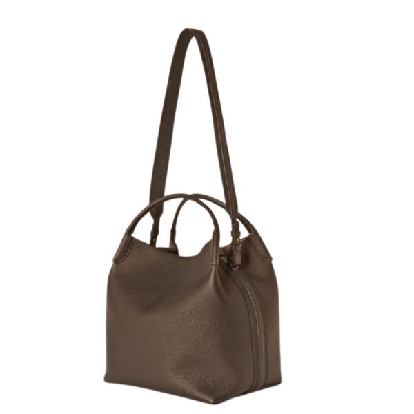 LORO PIANA LARGE BALE BAG DARK CHOCOLATE LIQUORICE - Image 6
