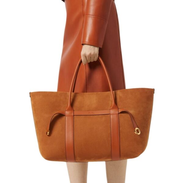 LORO PIANA LARGE GHIERA SHOPPER BON TON BROWN - Image 7