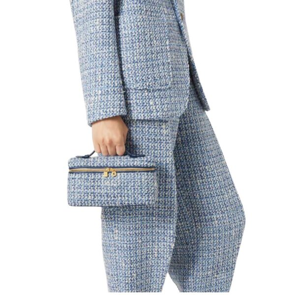 LORO PIANA EXTRA POCKET L19 WOVEN BLUE - Image 6