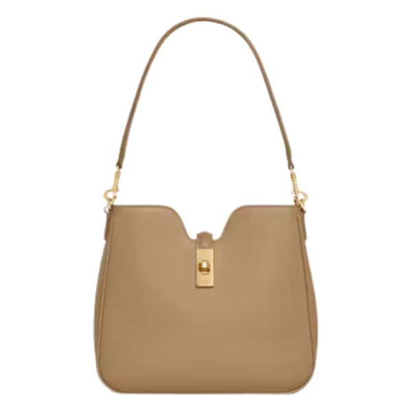 CELINE SMALL CAMILLE 16 SOFT BAG IN SMOOTH CALFSKIN BLACK - Image 4