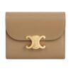 CELINE SMALL FLAP WALLET TRIOMPHE IN SHINY CALFSKIN PEBBLE - Image 5