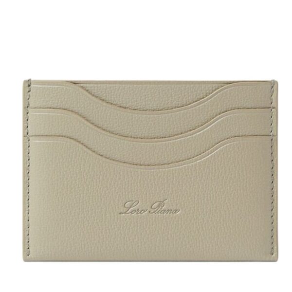 LORO PIANA EXTRA CARD HOLDER LIGHT TRAVERTINE - Image 4