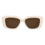 CELINE TRIOMPHE 04 SUNGLASSES IN ACETATE IVORY