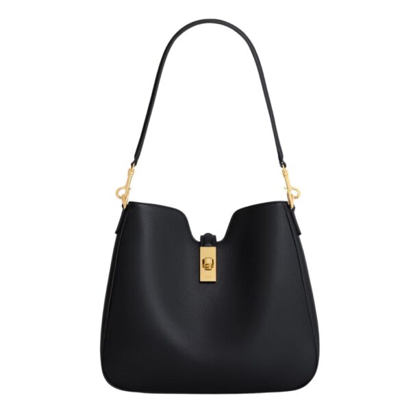 CELINE SMALL CAMILLE 16 SOFT BAG IN SMOOTH CALFSKIN RICE - Image 5