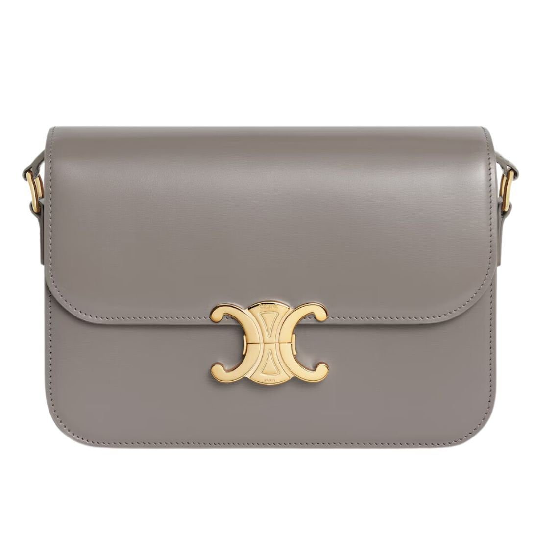13-53.jpg CELINE CLASSIQUE TRIOMPHE BAG IN SHINY CALFSKIN PEBBLE