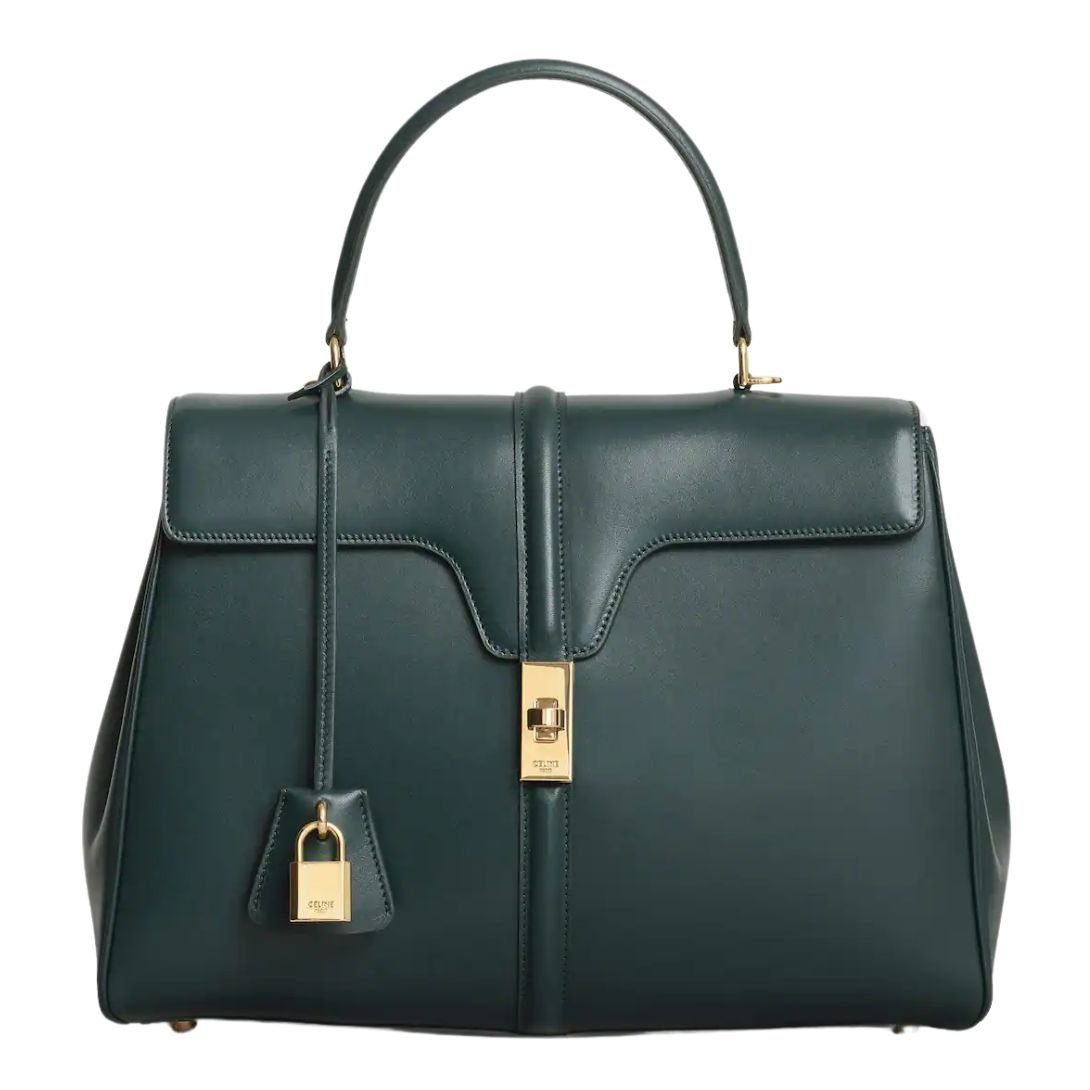 CELINE CLASSIQUE 16 BAG IN SATINATED CALFSKIN AMAZONE