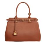 CELINE CONTI BAG IN SUPPLE GRAINED CALFSKIN TAN