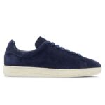TOM FORD SUEDE WARWICK SNEAKER MIDNIGHT BLUE