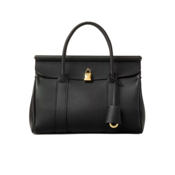 LORO PIANA LOOM BAG L25 BLACK-SUN GOLD
