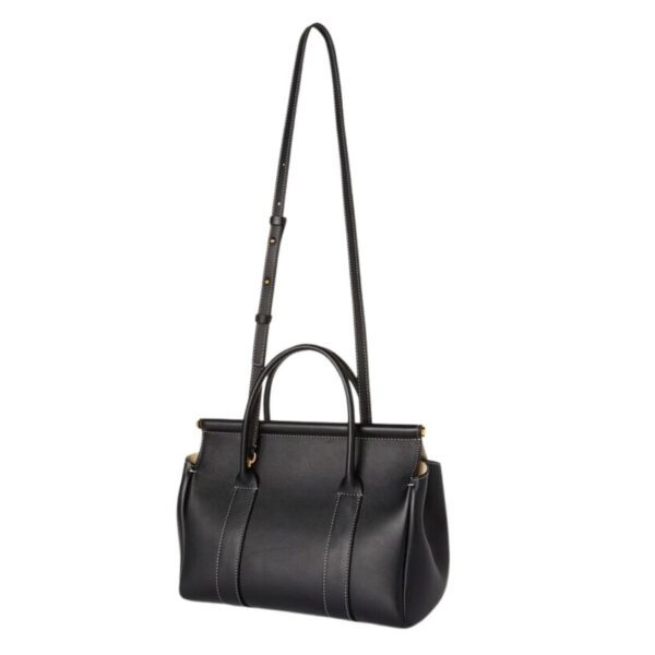 LORO PIANA LOOM BAG L25 BLACK - Image 4