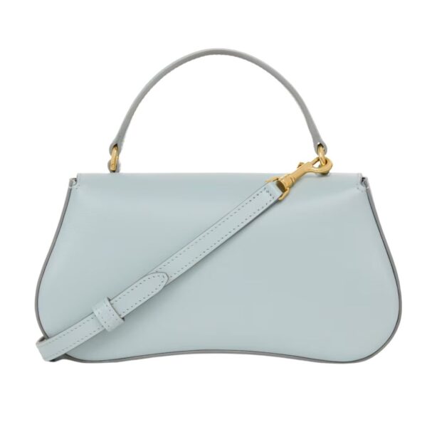 CELINE TEEN LOLA IN SHINY CALFSKIN ICE BLUE - Image 6