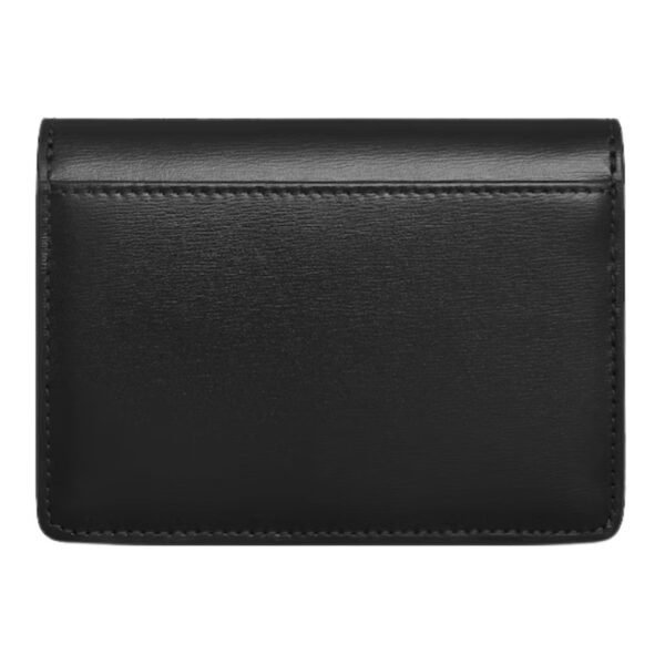 CELINE CARD HOLDER WITH FLAP TRIOMPHE IN SHINY CALFSKIN BLACK - Image 11